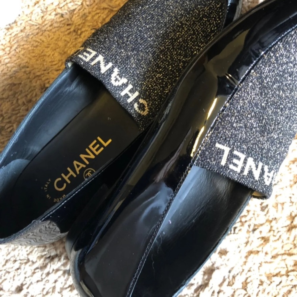 Chanel Patent Leather Loafers
